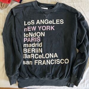 Anine Bing city sweatshirt size medium